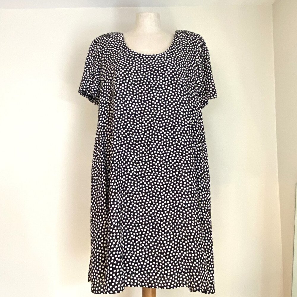 Motherhood Vintage Short-Sleeve Polka Dot Dress